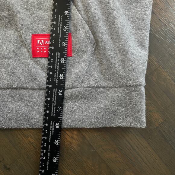 Zero Waste Daniel Hoodie XXL Gray ReRoll Patchwork Sustainable Made in USA RARE - Picture 8 of 10